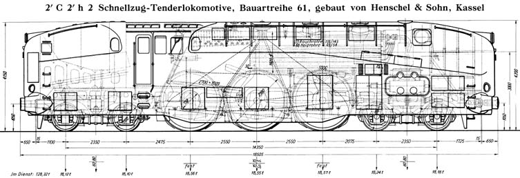 Personenzug-Tenderlokomotive Baureihe 61