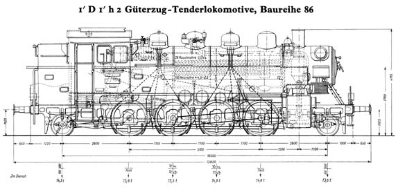Gterzug-Tenderlokomotive Baureihe 86